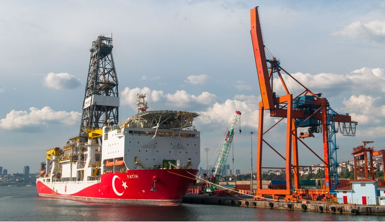 Turkey's first drilling ship "Fatih" Black Sea