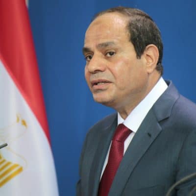 Egyptian president Abdel Fattah el-Sisi