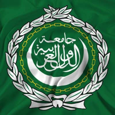 Waving Flag of the Arab League