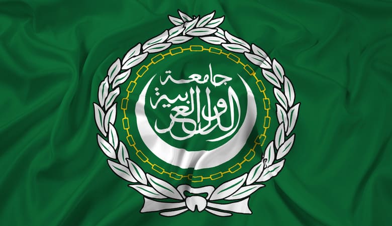 Waving Flag of the Arab League