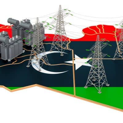 Electrical substations in Libya