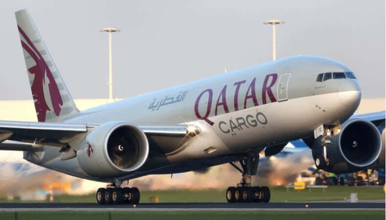 Boeing 777-FDZ A7-BFE of Qatar Airways Cargo