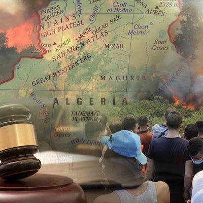 Algeria court sentences many to death over forest fire lynching