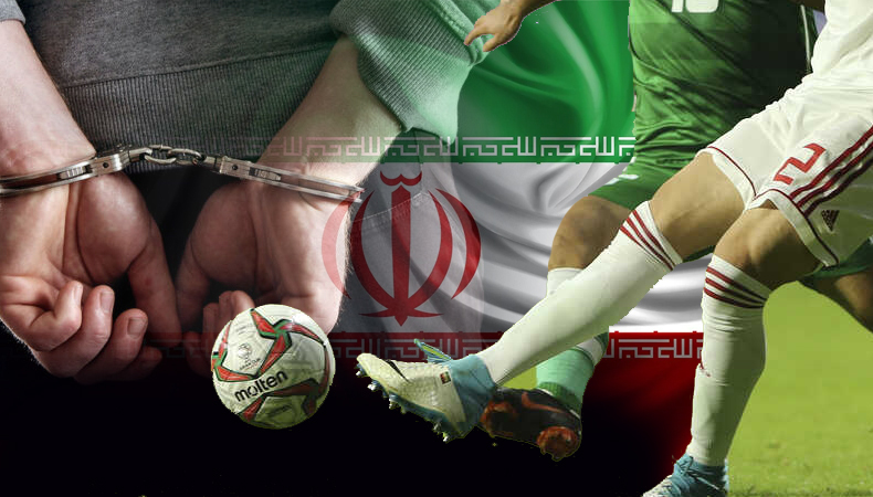Iran footballers arrested