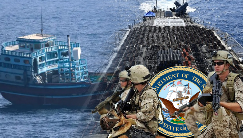 US Navy seizes cargo