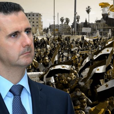 demonstrations against assad regime shake syrian provinces