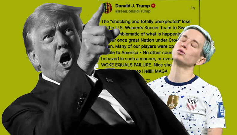Woke Equals Failure: Donald Trump Rebukes Megan Rapinoe for Unexpected Loss to Sweden