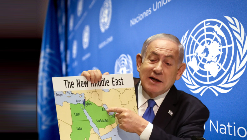 israel benjamin netanyahu’s un speech of ‘the new middle east’