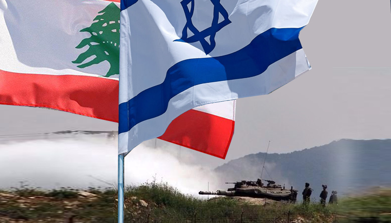 lebanon and israel exchange smoke bomb fire; what is it about