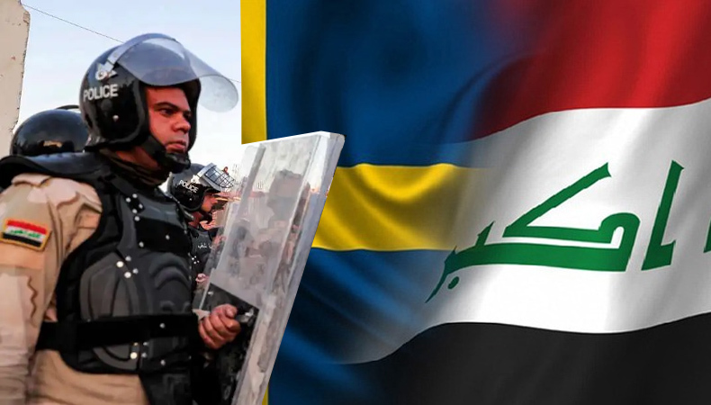 diplomatic row between iraq and sweden 18 iraqi police jailed