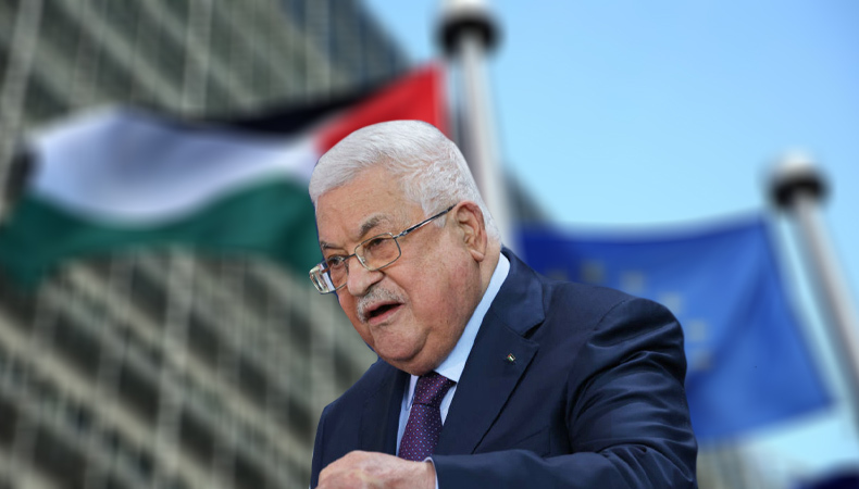 eu is all talk failed to help palestine pa leader abbas
