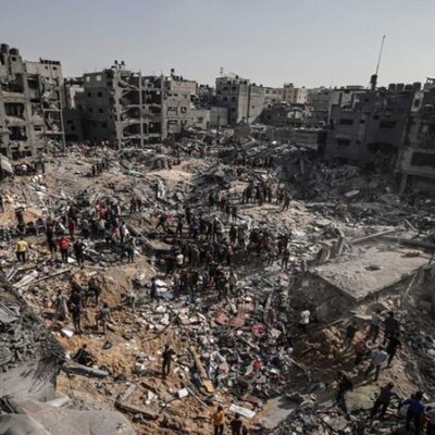 gaza destruction