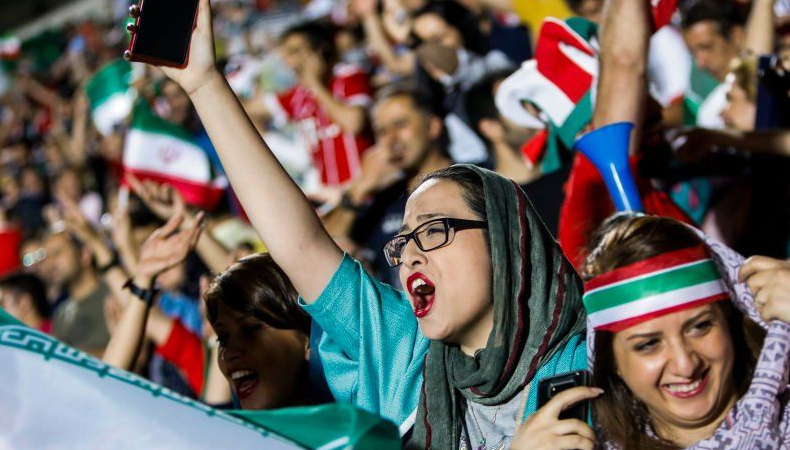 Historic for Iran Women, Female Football Fans Allowed in Stadiums