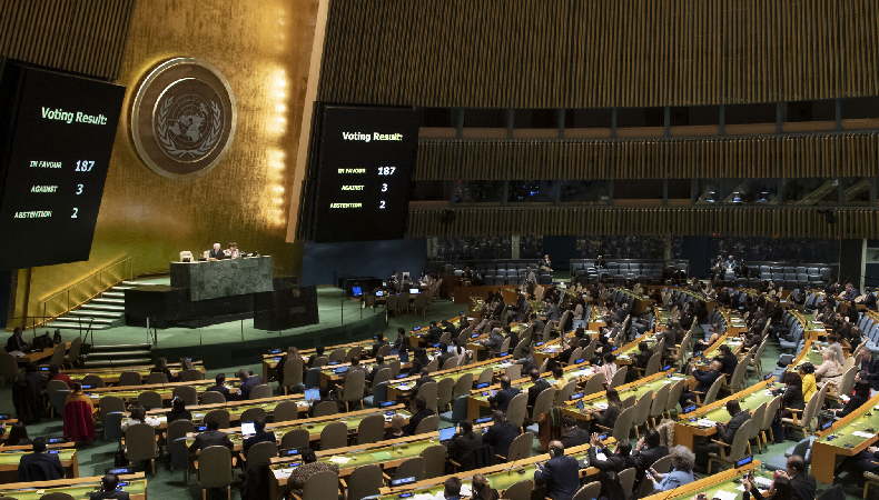 US Isolated, UN General Assembly Vote Demands Ceasefire in Gaza