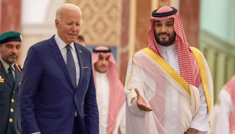 israeli palestinian conflict to be altered by biden and mohammed bin salman