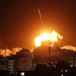 syrian air defenses thwart israeli airstrikes near damascus