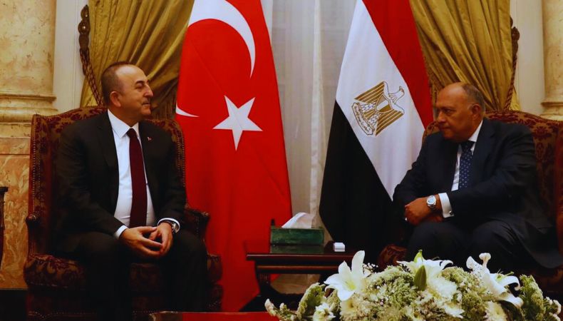 turkey and egypt foreign ministers hold talks in india