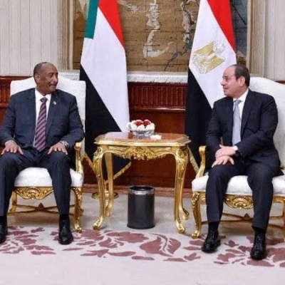  egypt backing of sudanese president al burhan