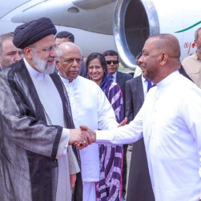 iranian president's visit to sri lanka