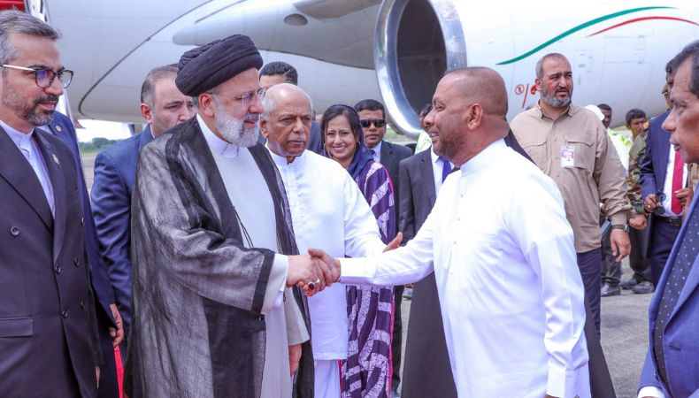 iranian president's visit to sri lanka