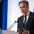 blinken outlines two paths for middle east