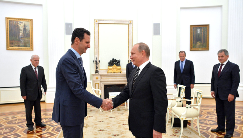 russian and syrian leaders meet as middle east tensions grow
