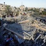 38 killed after the israeli strike on the southern gaza