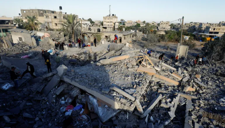 38 killed after the israeli strike on the southern gaza