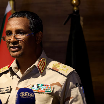 hemedti accuses egypt of airstrikes and involvement in sudanese conflict