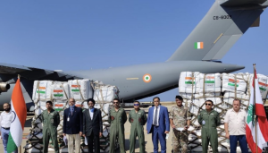 india delivers 33 tons of humanitarian aid to lebanon reflects global solidarity