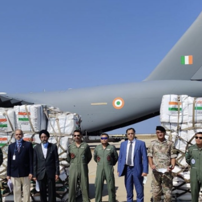 india delivers 33 tons of humanitarian aid to lebanon reflects global solidarity