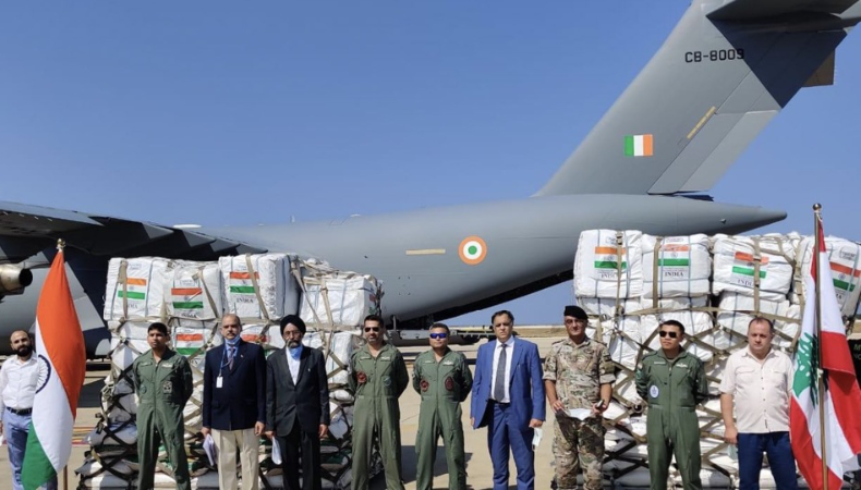 india delivers 33 tons of humanitarian aid to lebanon reflects global solidarity