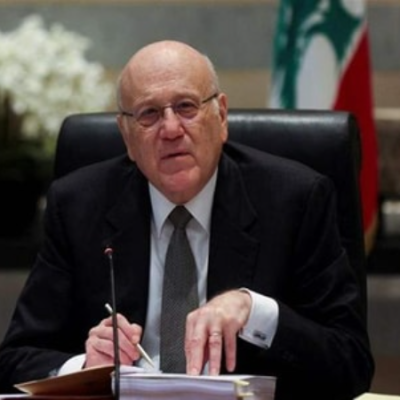 breaking news lebanese caretaker prime minister meets serbian and chilean ambassadors