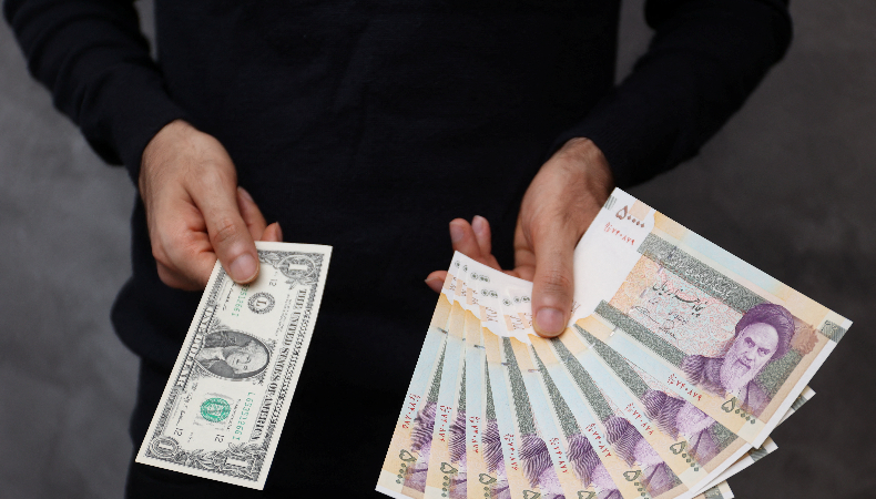 iran’s currency plummets to historic low amid u.s. election anxiety and rising regional conflicts