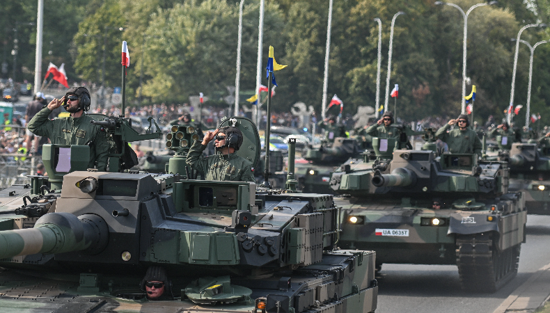 poland receives first south korean k2 black panther tanks near russian border