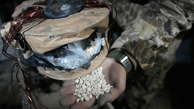 Syrian Forces Destroy Massive Drug Cache Including One Million Captagon Pills