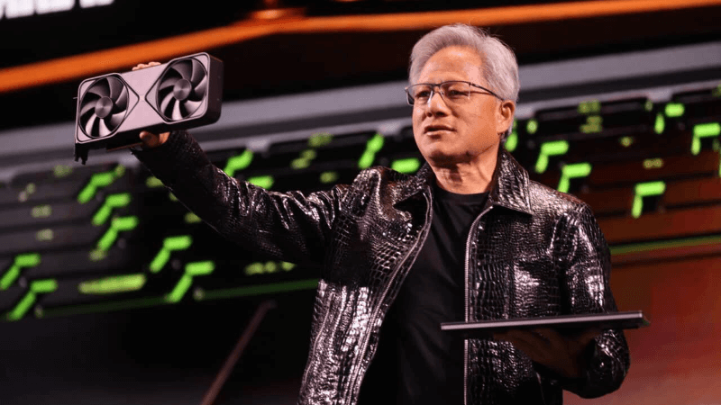 Nvidia CEO Reveals Cutting-Edge RTX 50-Series GPUs at CES 2025