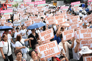 Will VP Sara Duterte Face Impeachment? Thousands Protest in Manila