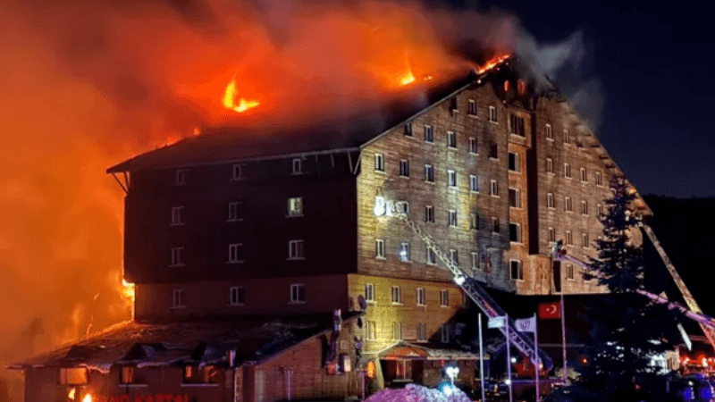 Turkey: 9 people arrested over ski resort hotel fire that killed 76