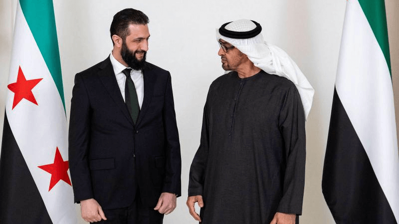 New President from Syria Visits UAE to Strengthen Ties in the Region