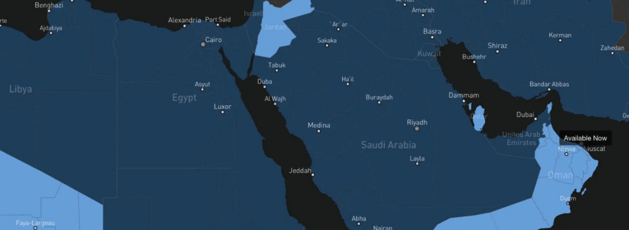 where starlink is available in the middle east and africa (2025) (1)