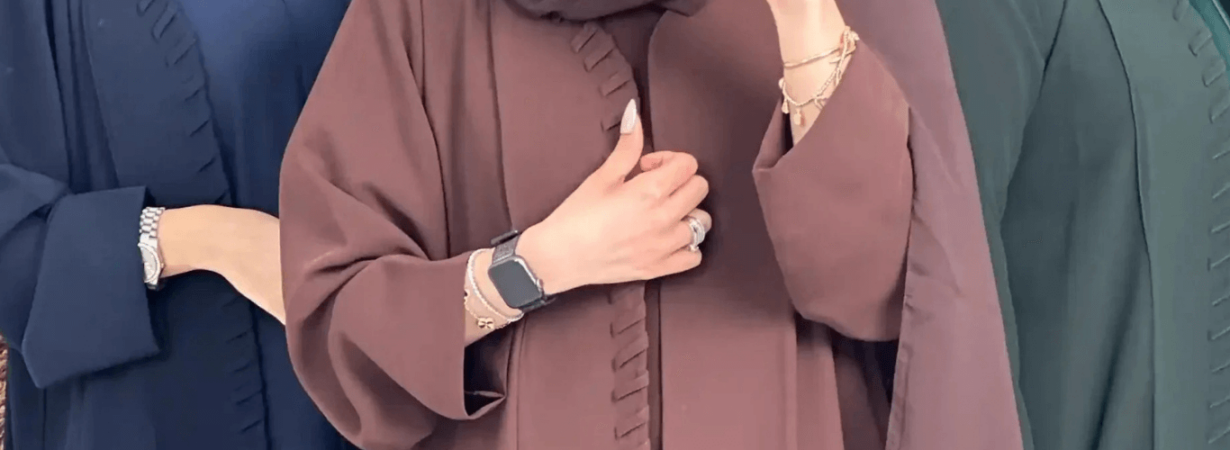 best fabric trends abaya in 2025– classy, comfortable and updated abaya. (1)