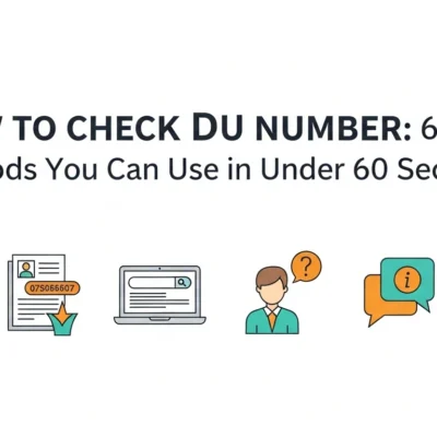 How to Check DU Number 6 Quick Methods You Can Use in Under 60 Seconds