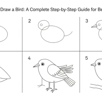 How to Draw a Bird A Complete Step-by-Step Guide for Beginners