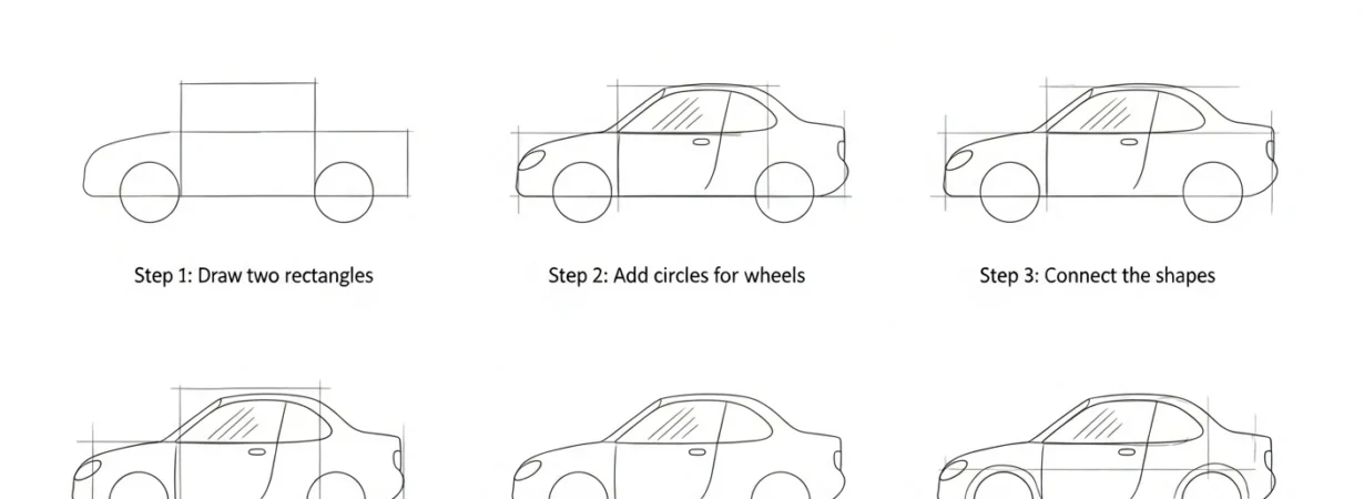 How to Draw a Car Complete Step-by-Step Beginner Guide