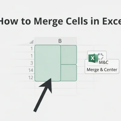How to Merge Cells in Excel A Complete Step-by-Step Guide