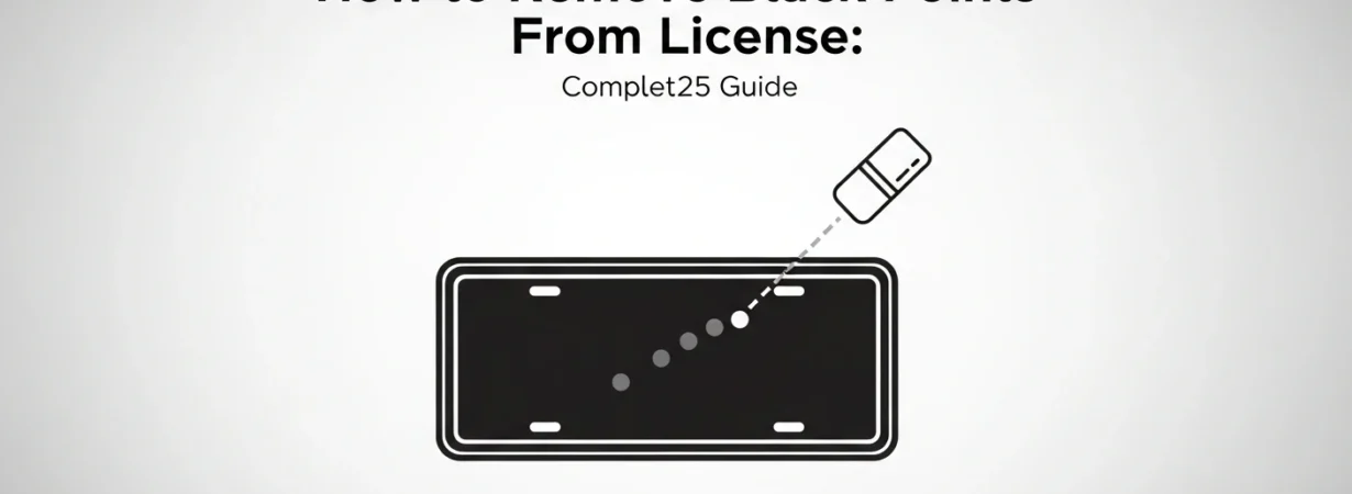 How to Remove Black Points From License Complete 2025 Guide