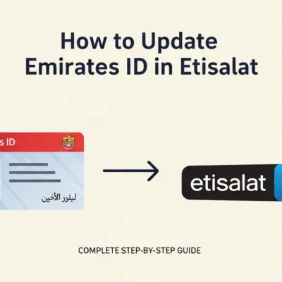 How to Update Emirates ID in Etisalat – Complete Step-by-Step Guide