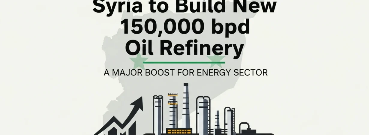 Syria to Build New 150,000 bpd Oil Refinery A Major Boost for Energy Sector