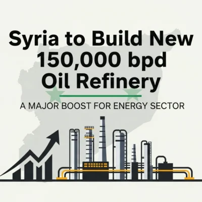 Syria to Build New 150,000 bpd Oil Refinery A Major Boost for Energy Sector